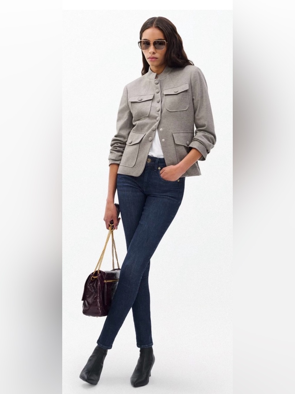 rag & bone Dark Blue Skinny Jeans